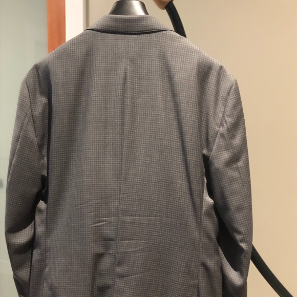 Coppley Men's Two Piece Suit - Grey Microcheck - Picture 3 of 7